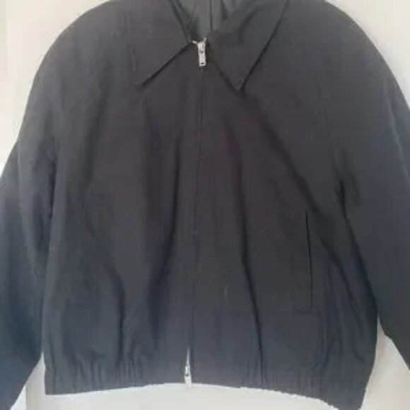 Musinsa Standard Spring Bomber Jacket, Black, size L - Picture 9 of 14